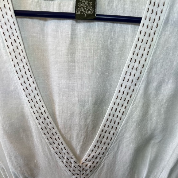 Eddie Bauer Linen Dress. - Picture 5 of 14